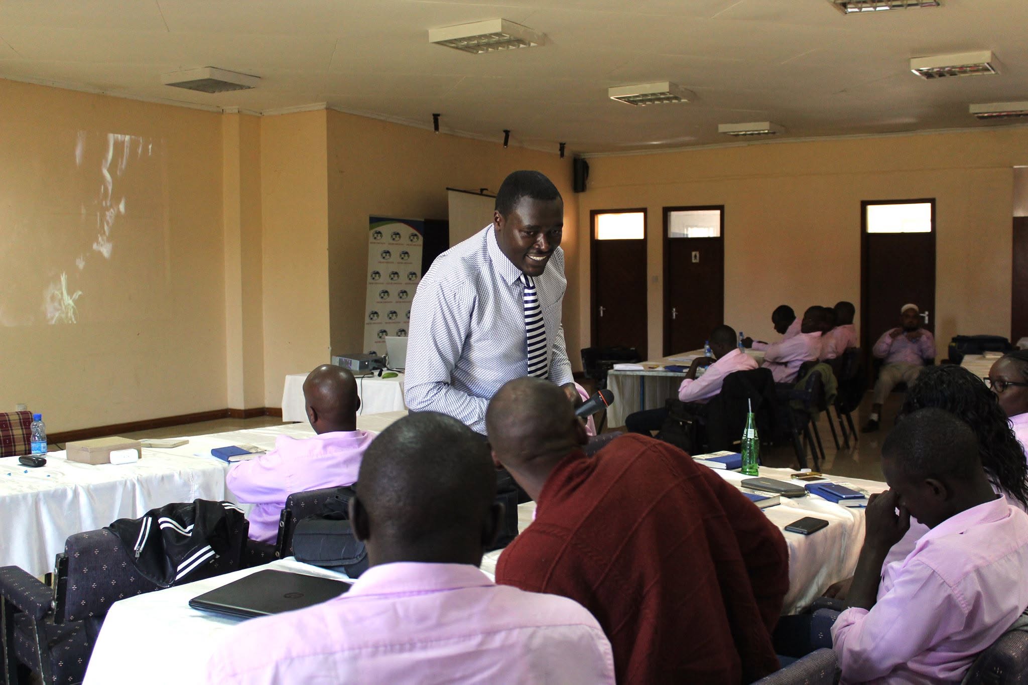 Facilitated corporate training session